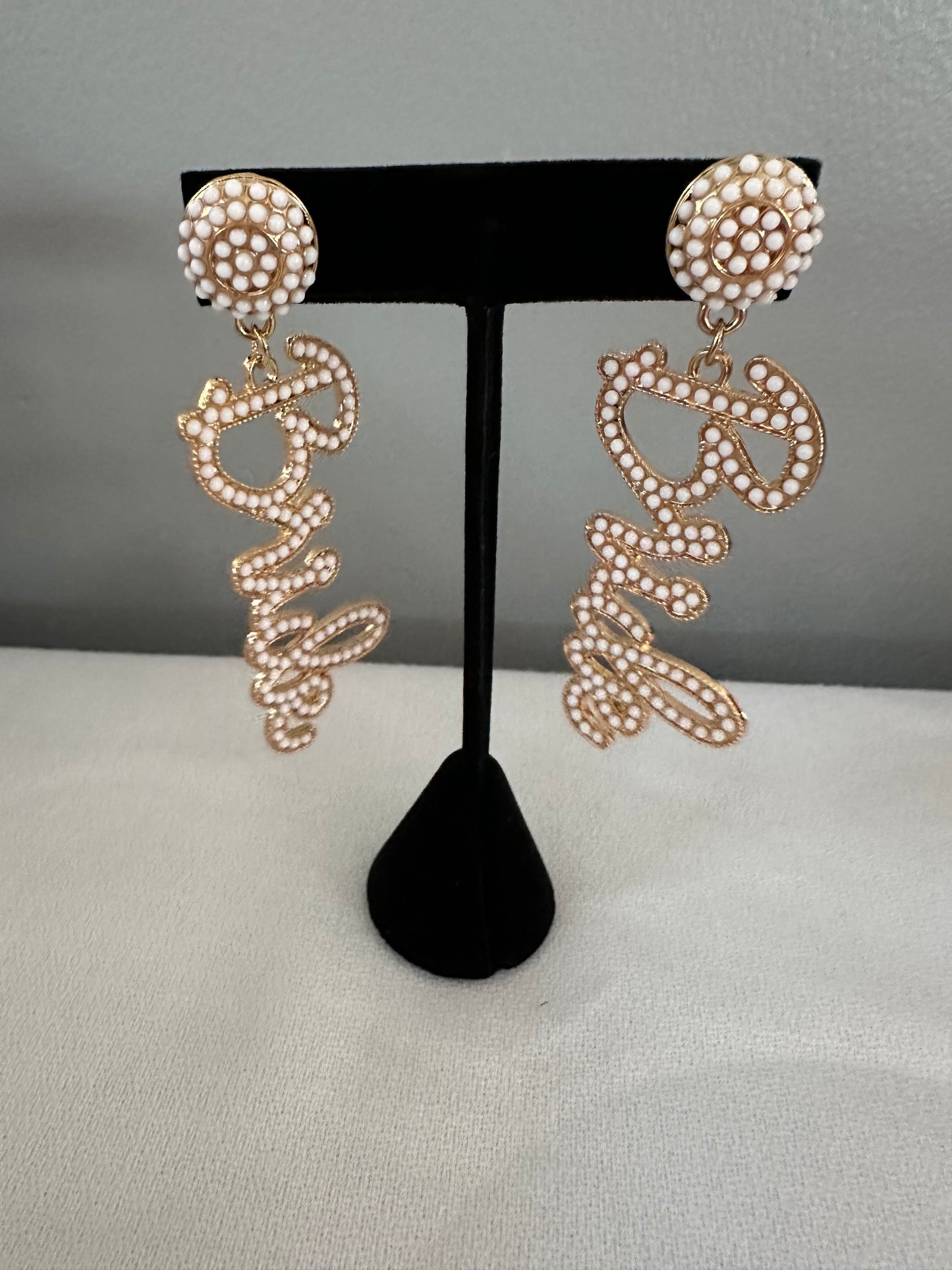 Bride Beaded Earrings