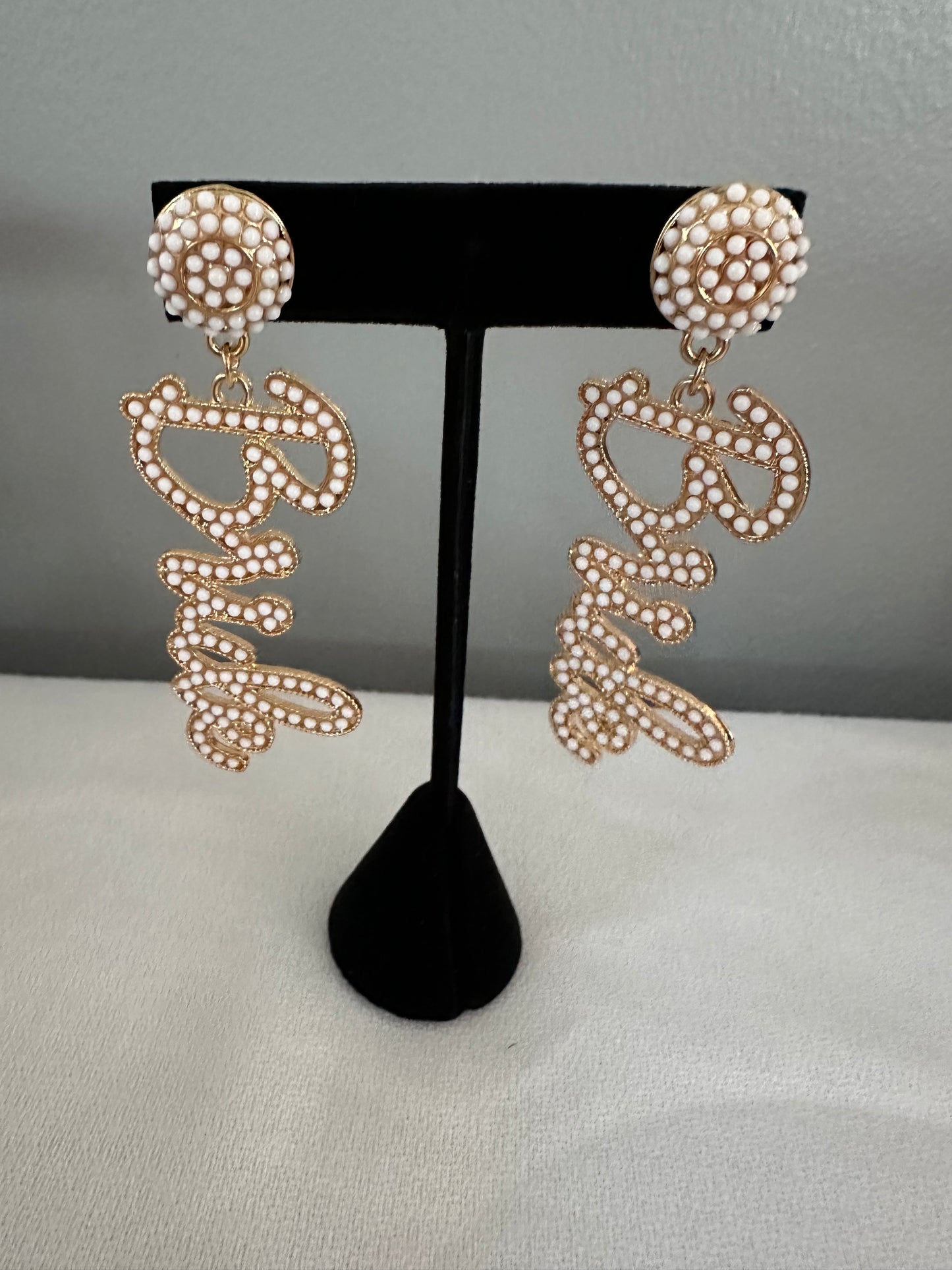 Bride Beaded Earrings