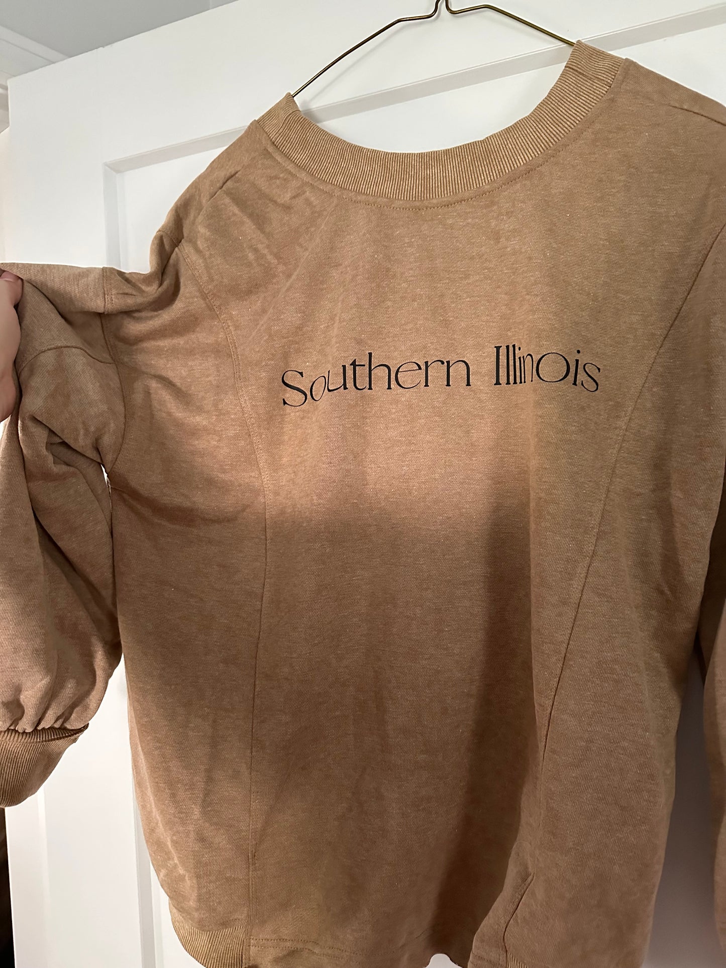 Southern Illinois Twist Back Sweater