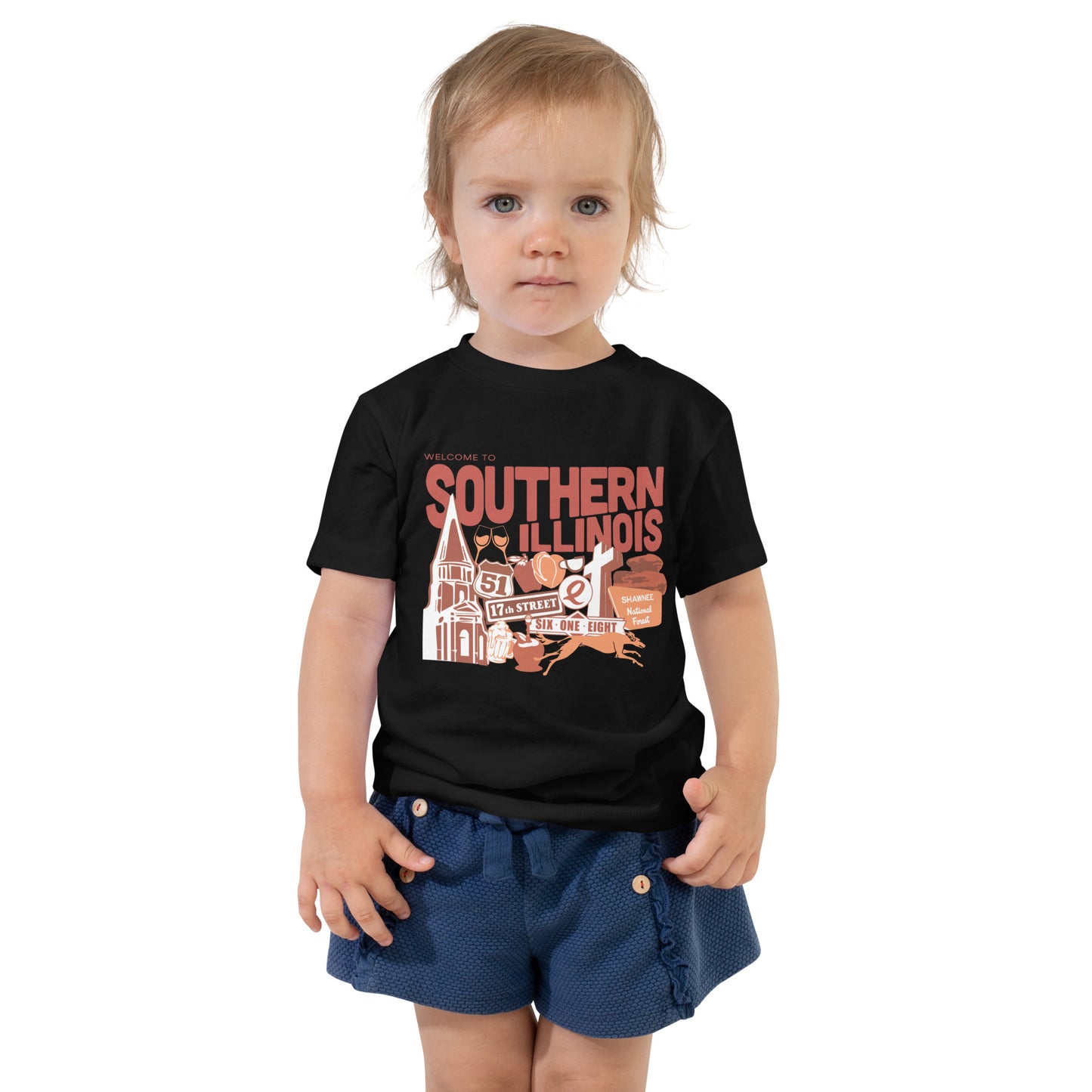 618 Day Toddler Tee Red