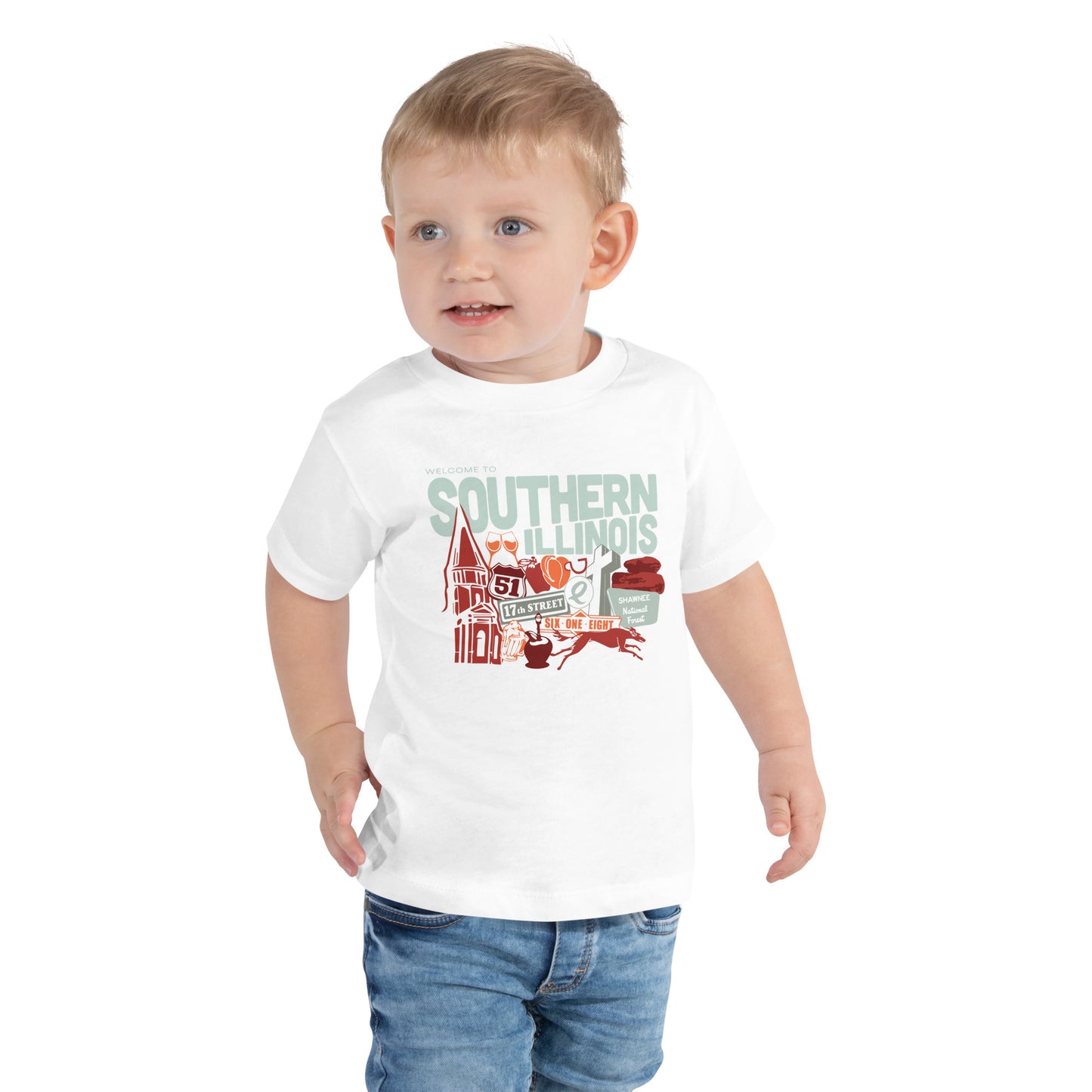 618 Day Toddler Tee Green