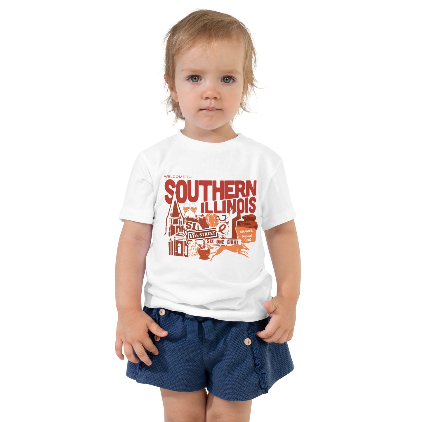 618 Day Toddler Tee Red