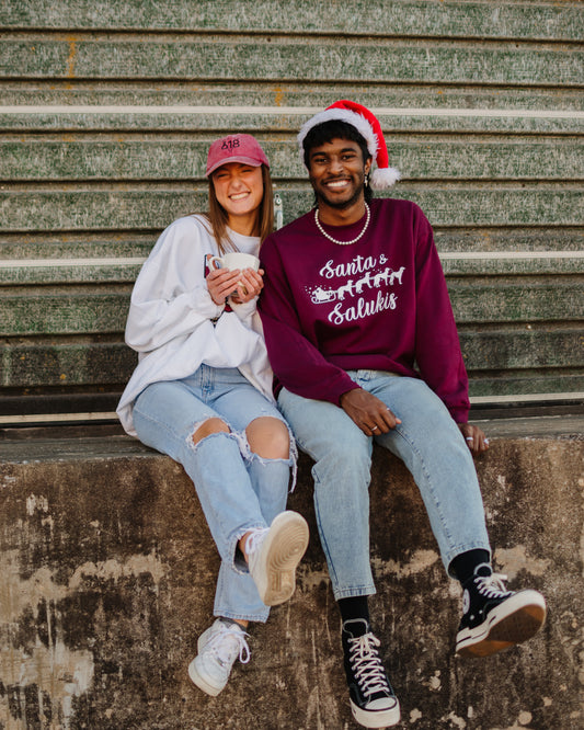 Santa & Salukis Crewneck