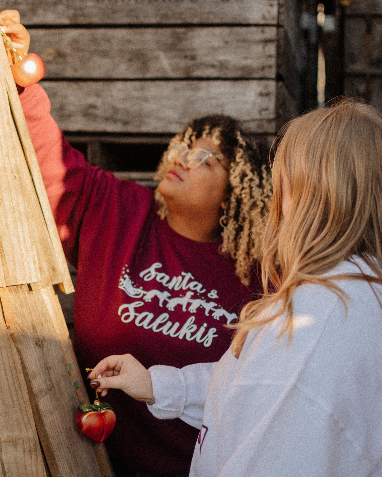 Santa & Salukis T-shirt