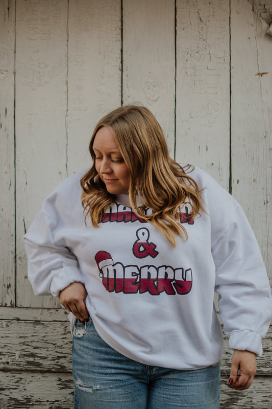 Maroon & Merry Crewneck